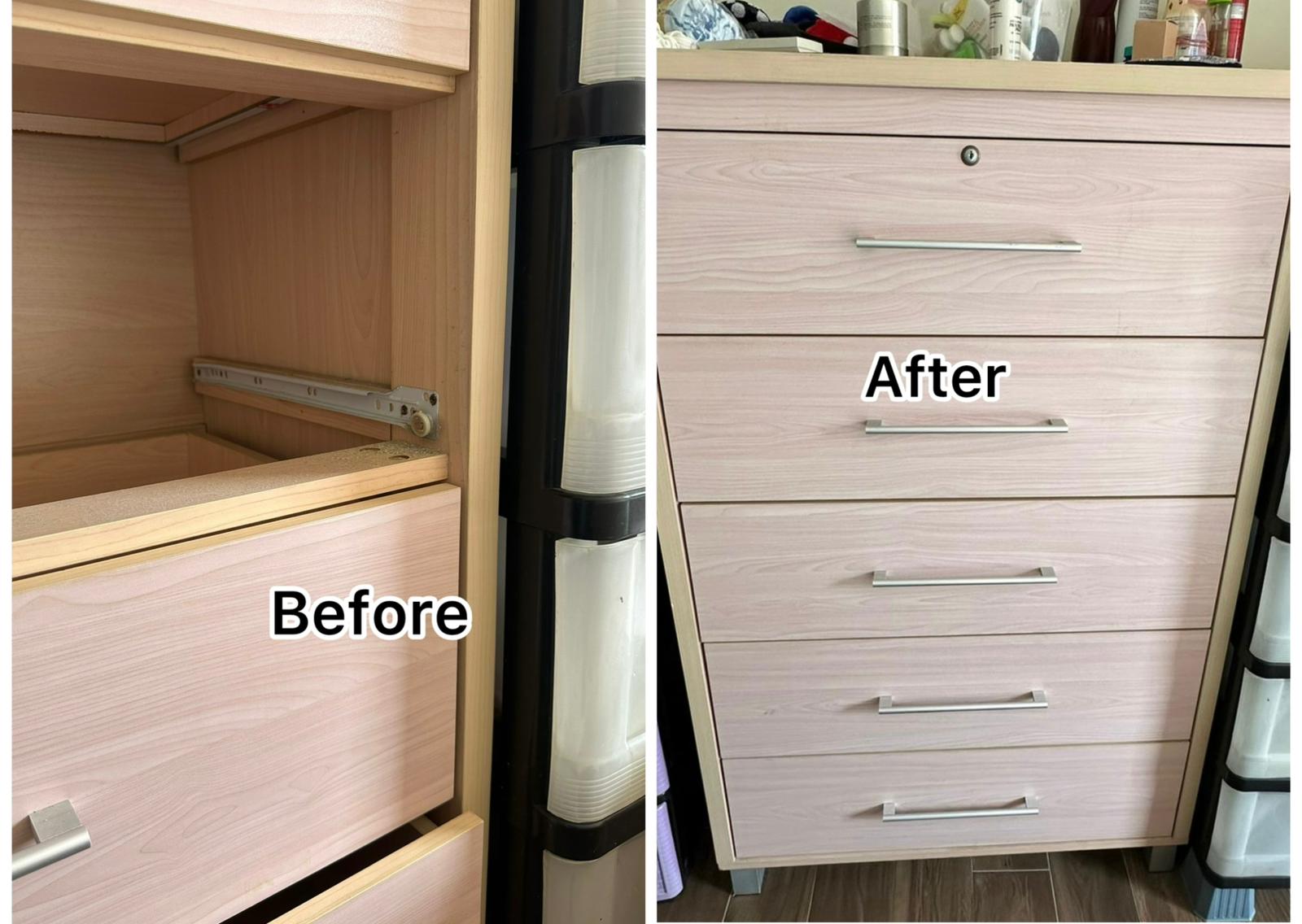 Expert Drawer Runner Repair & Track Replacement in Singapore | Tasfia Engineering